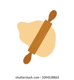 Rolling pins icon, vector design.
