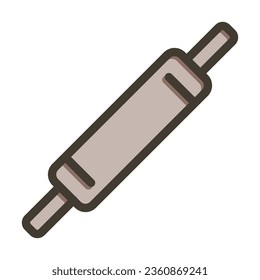 Icono De Colores Llenos De La Línea Espesa Del Vector De Pins Para Uso Personal Y Comercial.
