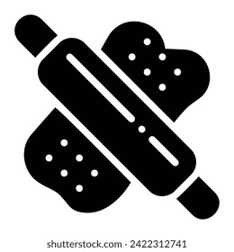 rolling pon Glyph Icon Background White