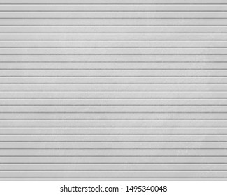 Rolling shutter door texture background. Garage steel door. Horizontal lines. vector illustration. 