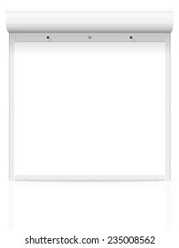 rolling shutters vector illustration isolated on white background