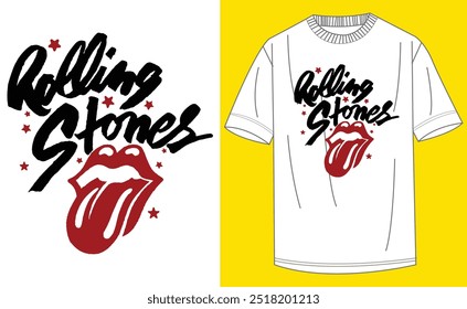 Rolling Stones T Shirt Design2024
Cor do Corpo Branco