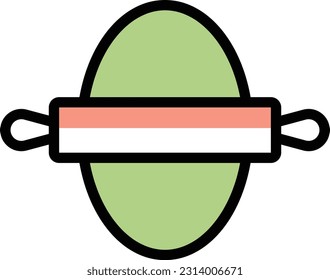 rolling Vector illustration on a transparent background. Premium quality symmbols. Line Color vector icons for concept and graphic design.
