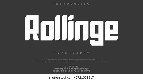 Diseño de logotipo de letra Pequeña de alfabeto mínimo creativo moderno de Rollinge