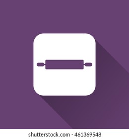 rolling-pin icon. flat design
