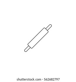 rolling-pin icon. sign design