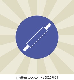 rolling-pin icon. sign design. background
