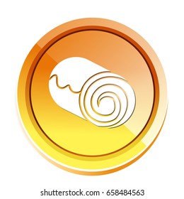 rolls cake icon