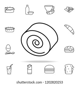 rolls icon. Fast food icons universal set for web and mobile