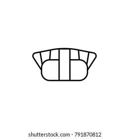 rolls icon. Sea food element icon. Premium quality graphic design. Signs, outline symbols collection icon for websites, web design, mobile app, info graphic on white background