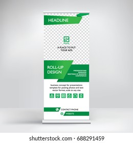 Roll-up for advertising banking services, loans, mortgages, savings, deposits, lending to individuals and legal entities