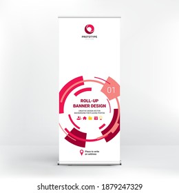 Banner publicitario de ampliación, diseño dinámico, plantilla para conferencias, seminarios de negocios