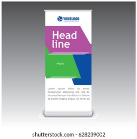 Roll-Up Banner for advertisement template