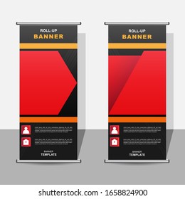 diseño de banner de lanzamiento. carteles de plantilla gráfica para exhibiciones. diseño. seminario. comercialización. manifestación. banner de promoción vertical.ilustración vectorial. Pasos 10