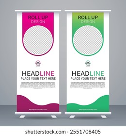 Roll-Up Banner Design | Professional Banner Template for Business Promotion