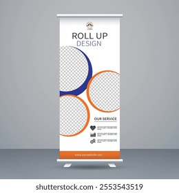 Roll-Up Banner Design | Professional Banner Template for Business Promotion