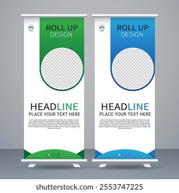 Roll-Up Banner Design | Professional Banner Template for Business Promotion