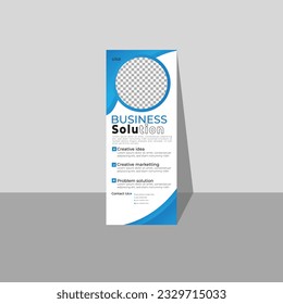 Rollup-Banner-Design. Rollup-Banner-Vorlage.