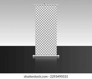Banner de lista desplegable diseño vacío maqueta de plantilla en blanco.concepto gráfico promocional,gráfico creativo realista. diseño artístico,
