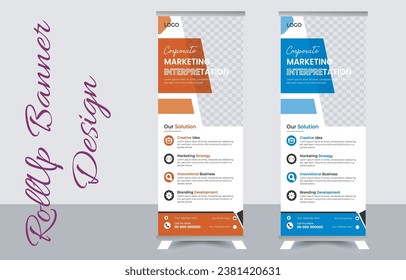 Rollup Banner Graphics, Designs  Templates.