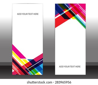 rollup banner roll up_vector