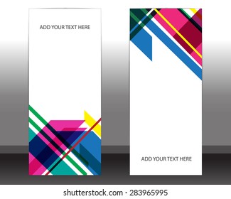 rollup banner roll up_vector