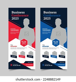 Roll-up banner set design, x banner, stand banner, Business Professional Roll Up Banner, Conference Roll-up
