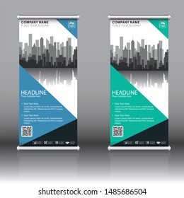 Rollup Banner vector eps File new