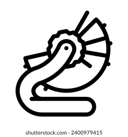 vector de icono de línea de lista de rolodex. signo de lista de rolodex. símbolo de contorno aislado ilustración negra