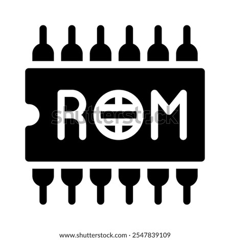 rom icon with style glyph
