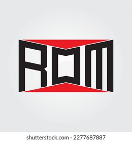 ROM LOGO , AON LETTER LOGO, AON LETTER LOGO, ABSTRACT LOGO, MINIMAL , BRAND,  NEW