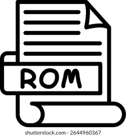 ROM read only memory binary file