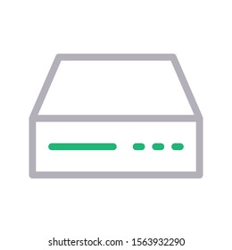rom vector colour line icon 