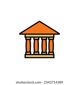 roma column vector type icon