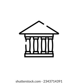 roma column vector type icon