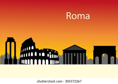 roma silhouette