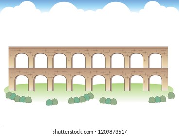 Roman Aqueduct Images svg