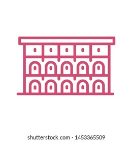 Roman arena gladiator stadium Icon