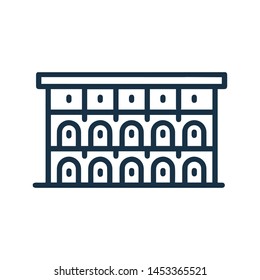 Roman arena gladiator stadium Icon
