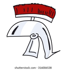 Roman armor helmet