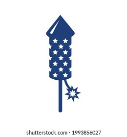 roman candle firework vector illustration design eps.10