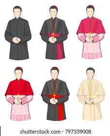 Roman Catholic Uniforms Stock Vector (Royalty Free) 797339008 ...