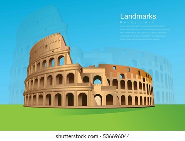 The Roman Colloseum, Italy,The Old Stadium