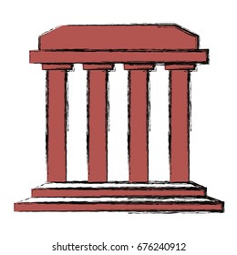 Roman colums building