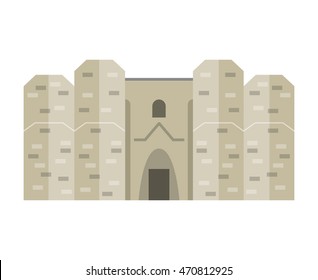 roman construction classic isolated icon vector illustration design