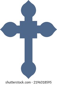 Roman cross symbol. God sign. Holy icon