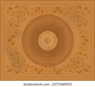 Roman design, Illustration, Motif Design, Seamless Art