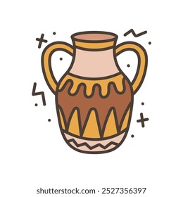 Roman Empire Doodle Illustration - Vase