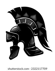 Roman General Helm, Calligraphic Style