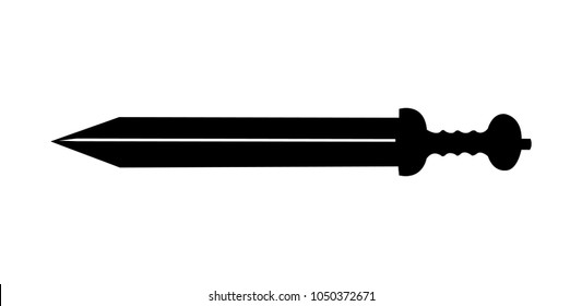 Roman Gladius Sword Silhouette